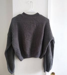 Grey Knitted Sweater